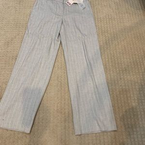 Etcetera boot cut dress pants. new with tags. Beige with white stripe
